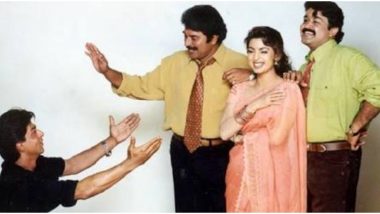 Juhi Chawla Birthday Special: Did You Know She Almost Romanced Shah Rukh Khan, Mammootty and Mohanlal in a Single Movie? This Picture Is Proof!