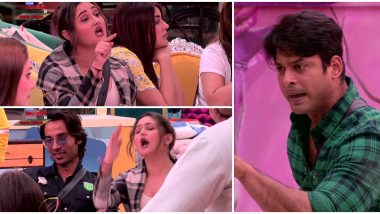 Bigg Boss 13: Sidharth Shukla Tells Rashami Desai 'Mereko Teri Saari Asliyat Malum Hai' As They Fight Over Kitchen Duties Yet Again (Watch Video