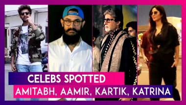 Amitabh Bachchan, Aamir Khan, Kartik Aaryan, Katrina Kaif & Others Seen In The City | Celebs Spotted