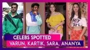 Varun Dhawan, Kartik Aaryan, Sara Ali Khan, Ananya Panday & Others Seen In The City | Celebs Spotted