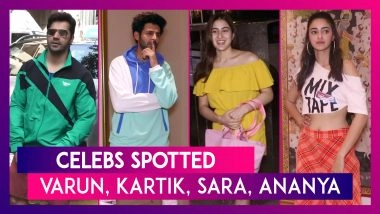 Varun Dhawan, Kartik Aaryan, Sara Ali Khan, Ananya Panday & Others Seen In The City | Celebs Spotted