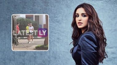 EXCLUSIVE: Parineeti Chopra Spotted in Saina Nehwal Look as She Shoots for the Biopic in Navi Mumbai (View Pics)