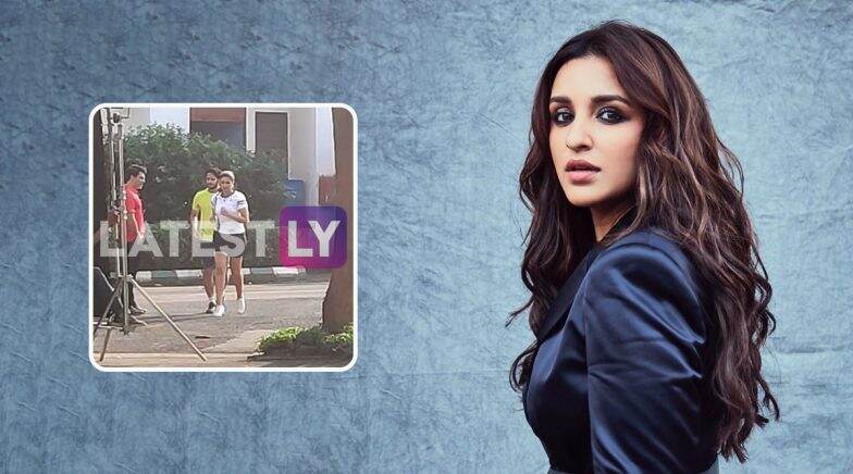 Parineeti Chopra Spotted in Saina Nehwal Look as She Shoots for the Biopic (View EXCLUSIVE Pics)