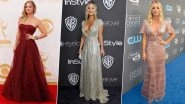 Kaley Cuoco Birthday: From Sexy to Shimmery, Here&rsquo;s a Look at the Best Red Carpet Gems from The Big Bang Theory Babe's High-End Closet (View Pics)