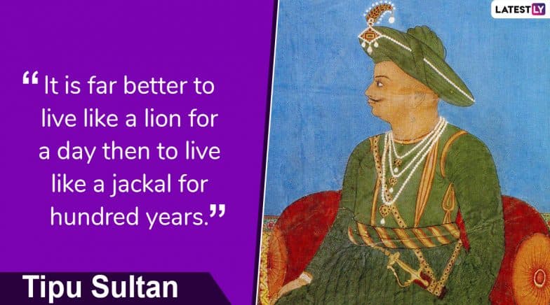 Tipu Sultan Jayanti: Facts About Mysore 'Tiger' & Ruler Who Fought The ...