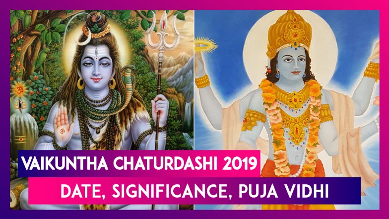 Vaikuntha Chaturdashi 2019: Date, Significance, Puja Vidhi, Tithi Related To Baikunth Chaudas