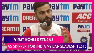 Virat Kohli Says He Is Very Excited About Day-Night Test Format | India Vs Bangladesh