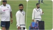 Virat Kohli Flaunts Many Moods As he Sweats it Out With Team India Ahead of IND vs BAN, Day and Night Test Match (See Pics and Videos)