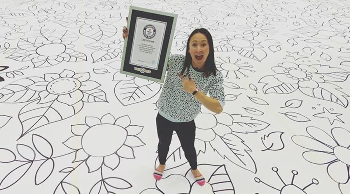 World’s Largest Drawing Made by Aberdeenshire Artist Johanna Basford