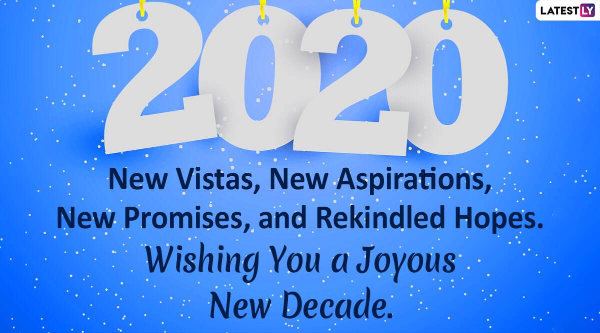 Happy New Decade 2020 Wishes and Images: WhatsApp Stickers, Happy New ...