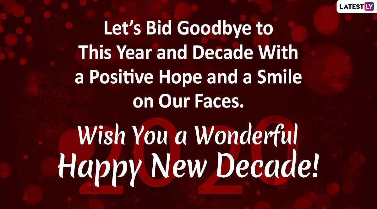 Happy New Decade 2020 Wishes and Images: WhatsApp Stickers, Happy New ...