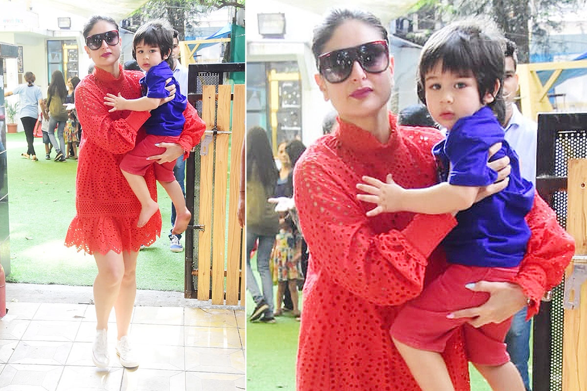 Kareena Kapoor Khan in H&M Red Dress for Taimur Ali Khan’s Birthday 