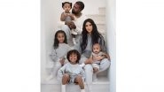 Kim Kardashian Accused of Photoshopping Kids in Family Christmas Card 2019