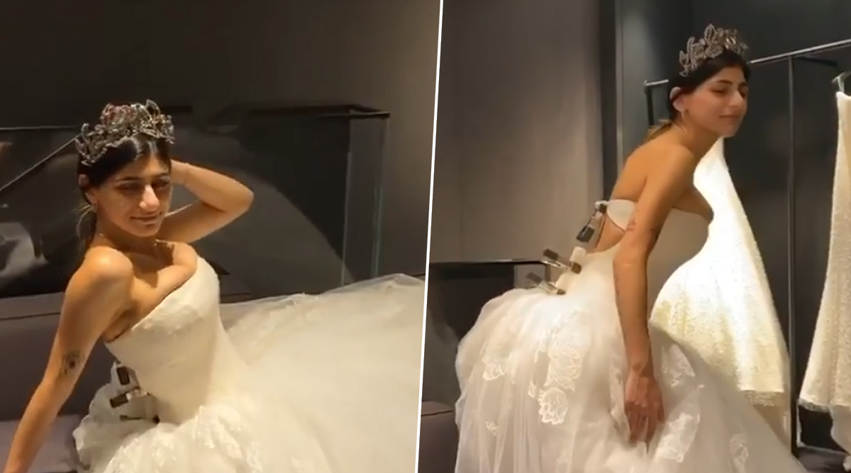 1200px x 667px - Mia Khalifa's Video In a Wedding Gown And Tiara Will Make You Want To Get  Married, Right Away! | ðŸ‘— LatestLY