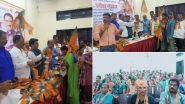 Maharashtra: Around 400 Shiv Sena Workers Join BJP at Event in Dharavi, Mumbai