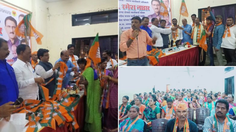 Maharashtra: Around 400 Shiv Sena Workers Join BJP at Event in Dharavi, Mumbai