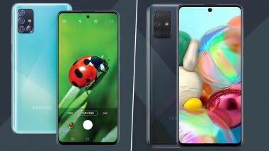 Samsung Galaxy A51, Galaxy A71 With Punch-Hole Displays & Quad Cameras Officially Launched: Check Prices, Features & Specifications