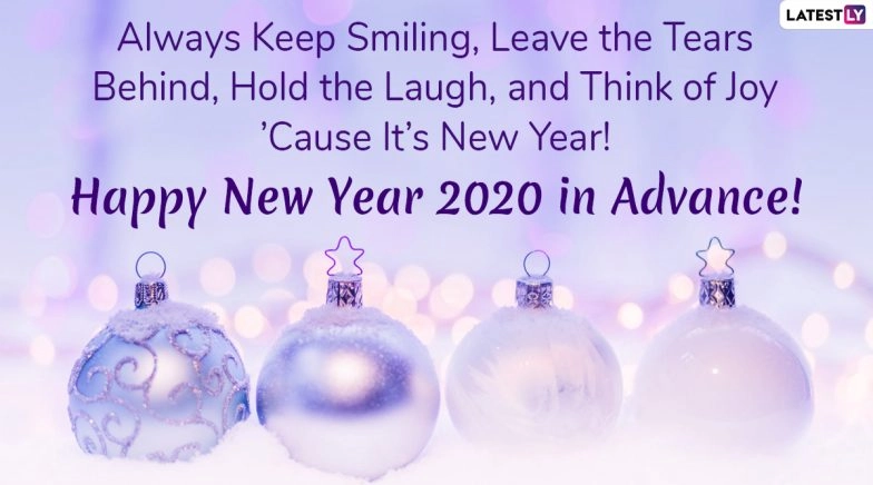 Happy New Year 2020 Wishes & HNY Messages in Advance