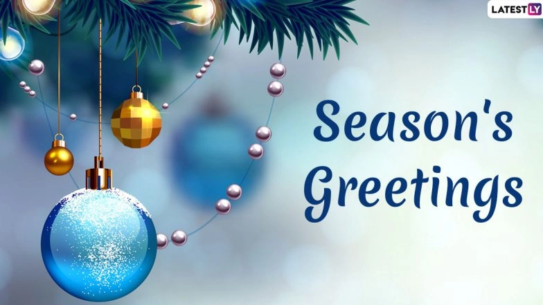 Season’s Greetings 2019 HD Images and Wallpapers Free Download Online: Wish Merry Christmas & Happy Holidays With These Lovely WhatsApp Stickers and GIFs