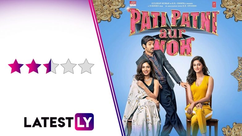 Pati Patni Aur Woh Movie Review: Kartik Aaryan, Bhumi Pednekar, Ananya Panday Are Charming, but Aparshakti Khurrana Steals the Show in This Comic Remake