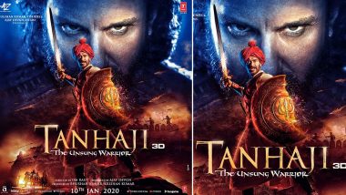 Tanhaji: The Unsung Warrior Box Collection Day 1: Ajay Devgn and Saif Ali Khan Starrer Earn Rs 15.10 Crore on the Opening Day