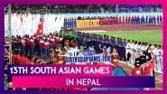 Nepal President Bidhya Devi Bhandari Declares 13th South Asian Games Open With Grandeur