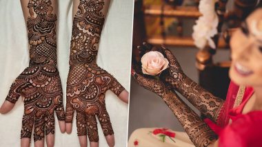 Latest Indian Mehndi Designs 2019: Simple Breath-Taking Bridal Hand and Feet Mehandi Patterns to Take Inspiration From