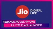 Reliance Jio All-In-One Rs 1,776 Plan Launched Ahead of December 6 Tariff Hike