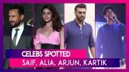 Saif Ali Khan, Alia Bhatt, Arjun Kapoor, Kartik Aaryan & Others Seen In The City | Celebs Spotted