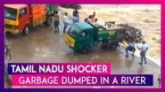Tamil Nadu Shocker: Panchayat Workers Dump Waste In Water Body