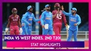 IND vs WI Stat Highlights, 2nd T20I 2019: Lendl Simmons Helps Windies Level Series