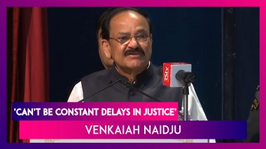 Venkaiah Naidu: CJI Aptly Said, ‘Justice Can’t Be Instant’, But We Cannot Have Constant Delays