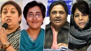 Most Mentioned Twitter Handles in Politics 2019 Female: Smriti Irani, Priyanka Gandhi-Vadra, Mayawati, Atishi & Other Top Female Twitter Profiles in India