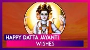 Happy Datta Jayanti Wishes: Messages And Lord Dattatreya Images To Send On This Auspicious Festival