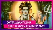 Datta Jayanti 2019: Date, History, Significance Of The Day Observed To Worship Lord Dattatreya