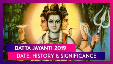 Datta Jayanti 2019: Date, History, Significance Of The Day Observed To Worship Lord Dattatreya