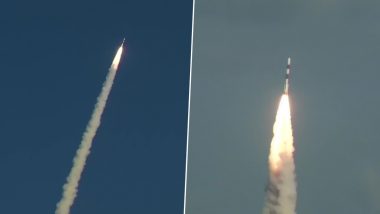 ISRO Successfully Launches India’s Spy Satellite RISAT-2BR1, 9 Foreign Satellites by PSLV-C48; Watch Video