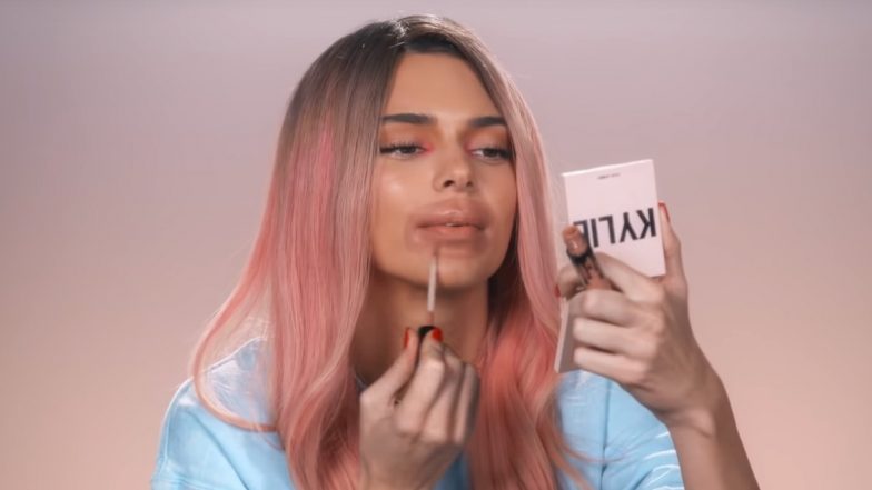 Kendall Jenner Impersonates Sister Kylie Jenner Making Fun of Her Big Lips in This Hilarious Make-Up Tutorial Video
