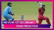 India vs West Indies Dream11 Team Prediction, 1st ODI 2019: Tips To Pick Best Playing XI