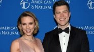 Black Widow Star Scarlett Johansson Jokes about Engagement to Colin Jost in Marvel-Themed SNL Monologue