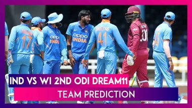India vs West Indies Dream11 Team Prediction, 2nd ODI 2019 Tips To Pick Best Playing XI