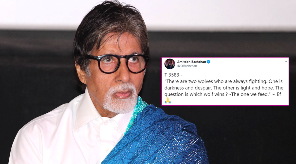 Bollywood News | Amitabh Bachchan’s Cryptic Tweet About Ongoing CAA ...