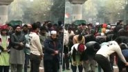 Anti-Citizenship Amendment Act Protests: Muslims Offer Prayers Outside Jamia Millia Islamia University, People From Other Communities Form Human Chain Around Them (Watch Video)