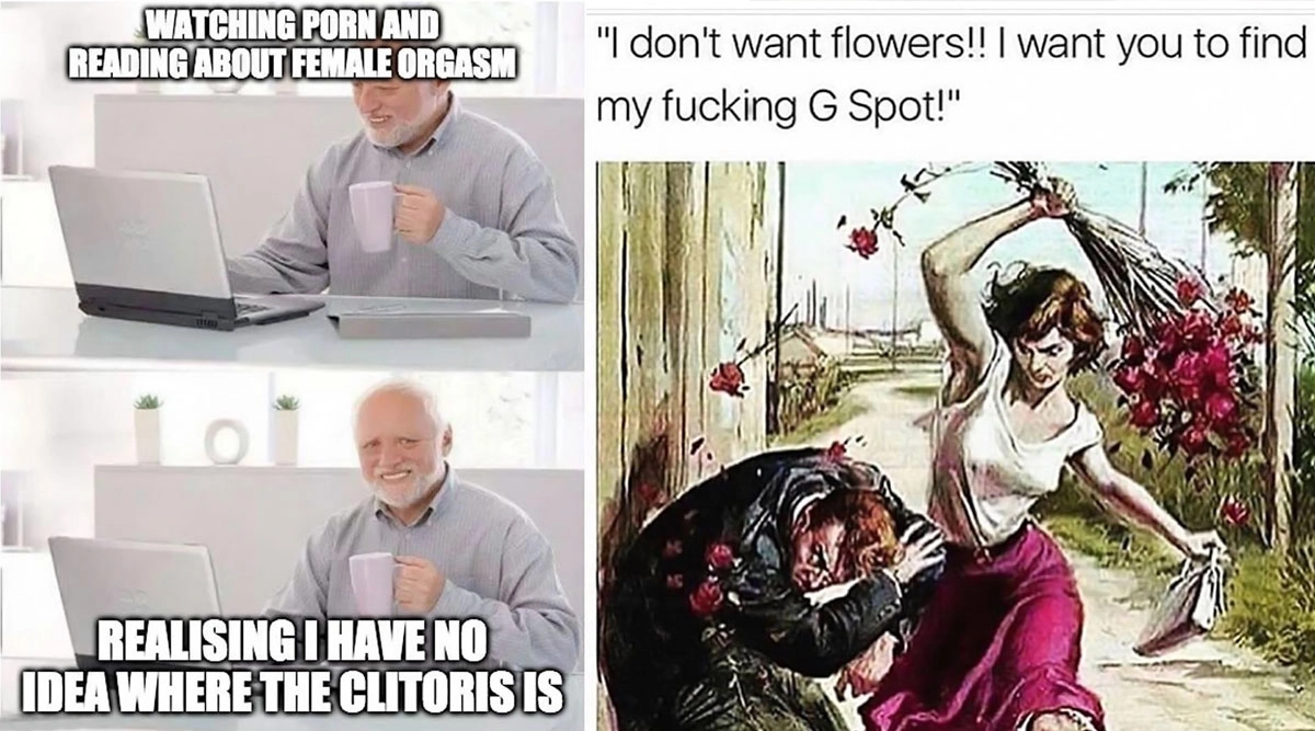 Female orgasm meme