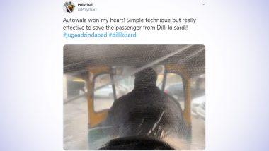 This Delhi Autorickshaw Driver's Easy and Cost-Effective Hack to save His Passengers from the Severe  Delhi Winters Will Warm Your Heart! (Watch Video)
