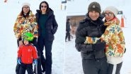 Kareena Kapoor Khan, Saif Ali Khan, Karisma Kapoor and Taimur Ali Khan Take a Vacation Ahead of New Year's Eve, Check Out Their Freezing Fun in Switzerland (View Pics)