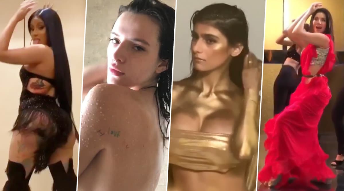 Sunny Leone Image Khalifa Naked Video - Year Ender 2019: From Mia Khalifa Dipped in Gold to Bella Thorne's ...