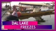 Srinagar: Dal Lake Freezes After Temperature Drops In Valley