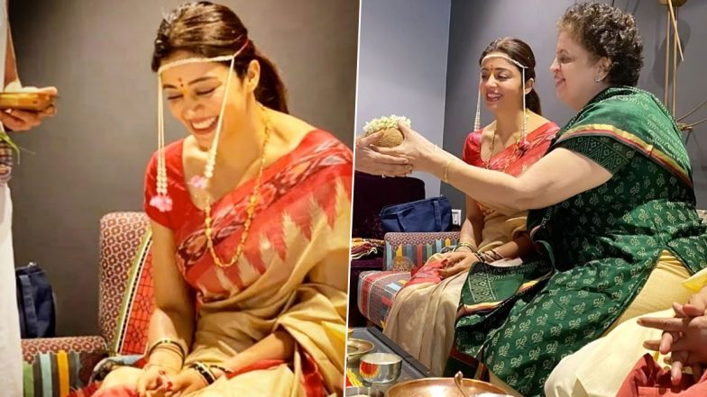 Bigg Boss 12's Nehha Pendse Looks Gorgeous in a Traditional Get-Up as She Begins Pre-Wedding Festivities (See Pics)