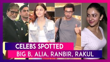 Amitabh Bachchan, Alia Bhatt, Ranbir Kapoor And Others Seen In The City | Celebs Spotted